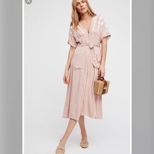 Free People Love To Love You Midi Dress sz L